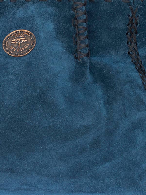 Nubuck leather — velvety soft surface